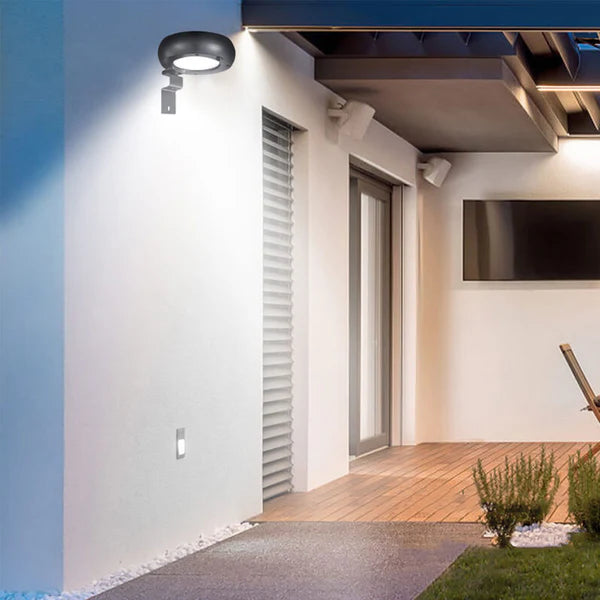 Elios – Solar-LED-Wandleuchte für Außen mit modernem Design