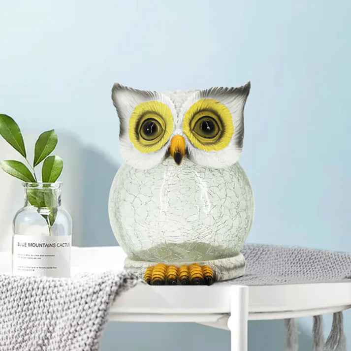 LunaOwl - Solar LED-Tischlampe für draußen