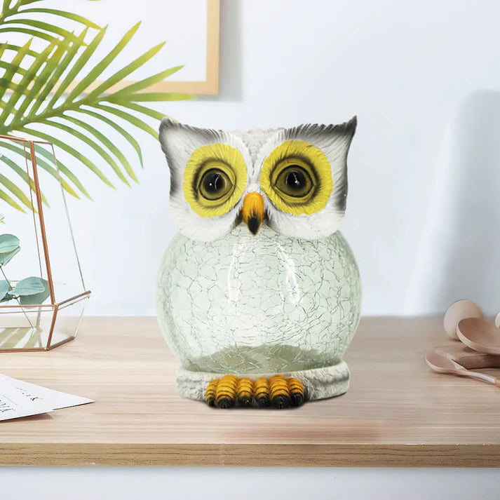LunaOwl - Solar LED-Tischlampe für draußen