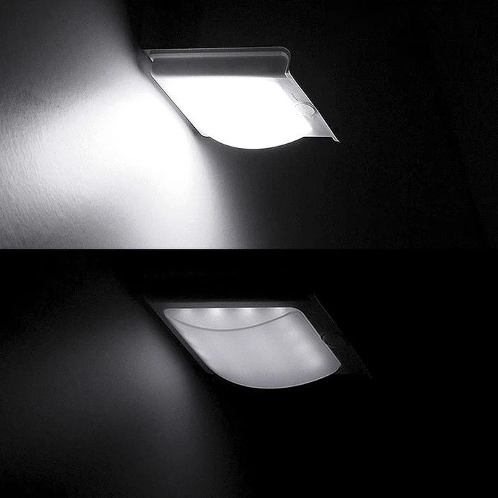 LumaPlate – Solar-LED-Wandleuchte aus Aluminium für moderne Außenbereiche