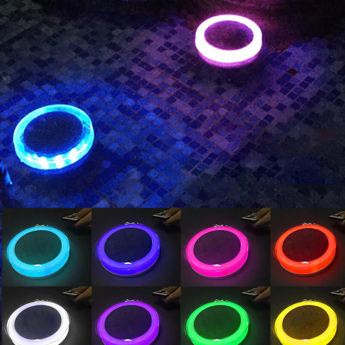 AquaGlow – Schwimmende Solar-LED-Poolleuchte mit Farbwechsel