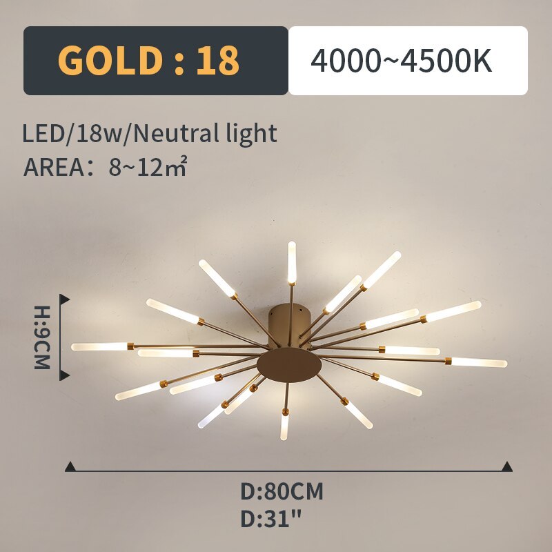 ASTRALIS LED-Kronleuchter (Vente de liquidation)