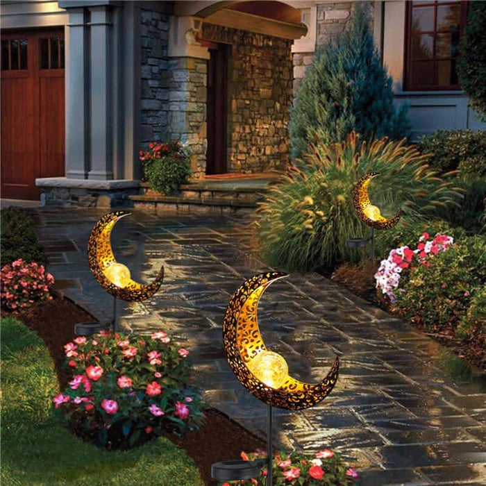LumaHalo – Solarbetriebene Gartenleuchte mit Rundum-Halo-Design