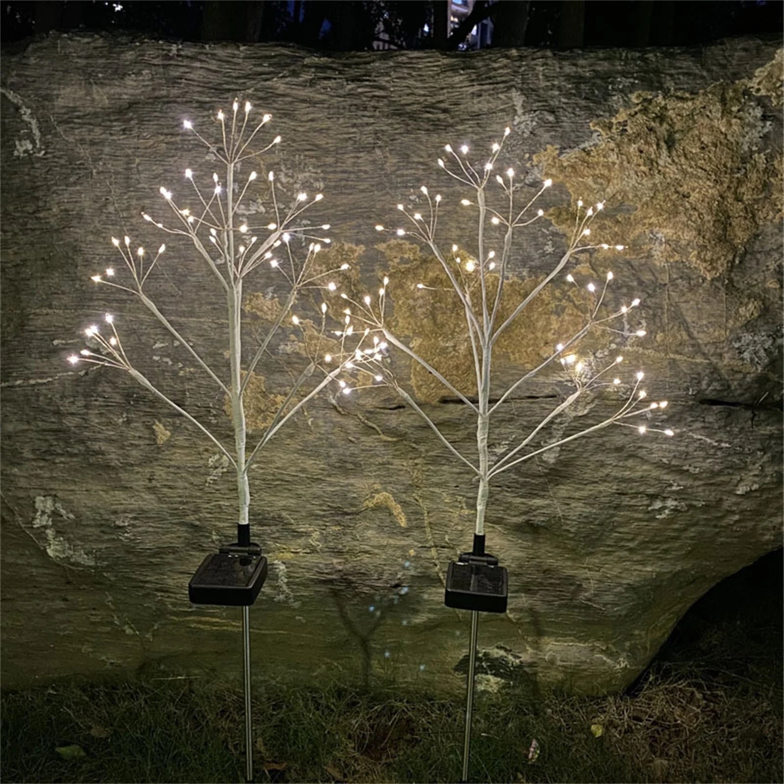 GlowBurst Solarzweig Lichter
