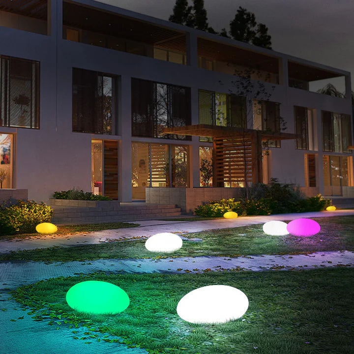 ColorWay – Solar-RGB-Steinleuchte mit Farbwechsel für Garten & Wege