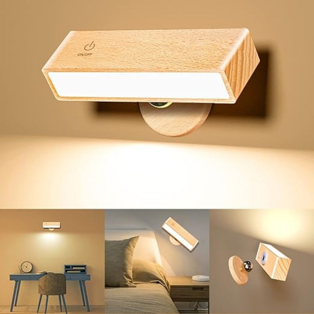 Tragbare 360° wiederaufladbare LED-Wandleuchte