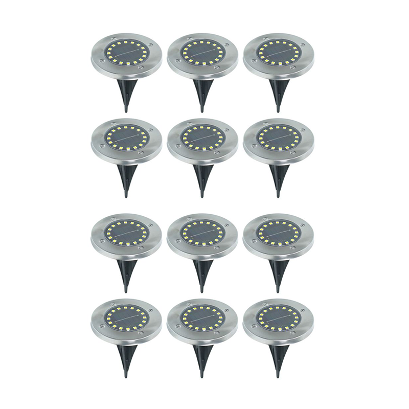 DeckGlow – Solar LED Terrassenlichter Warmweiß für Außenbereiche