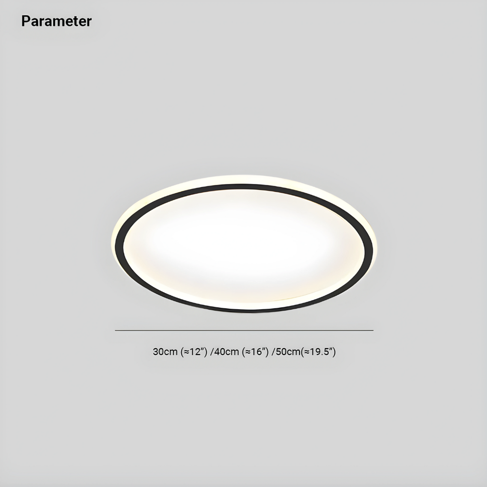 Radiance – Runde LED-Deckenleuchte mit Ambientebeleuchtung