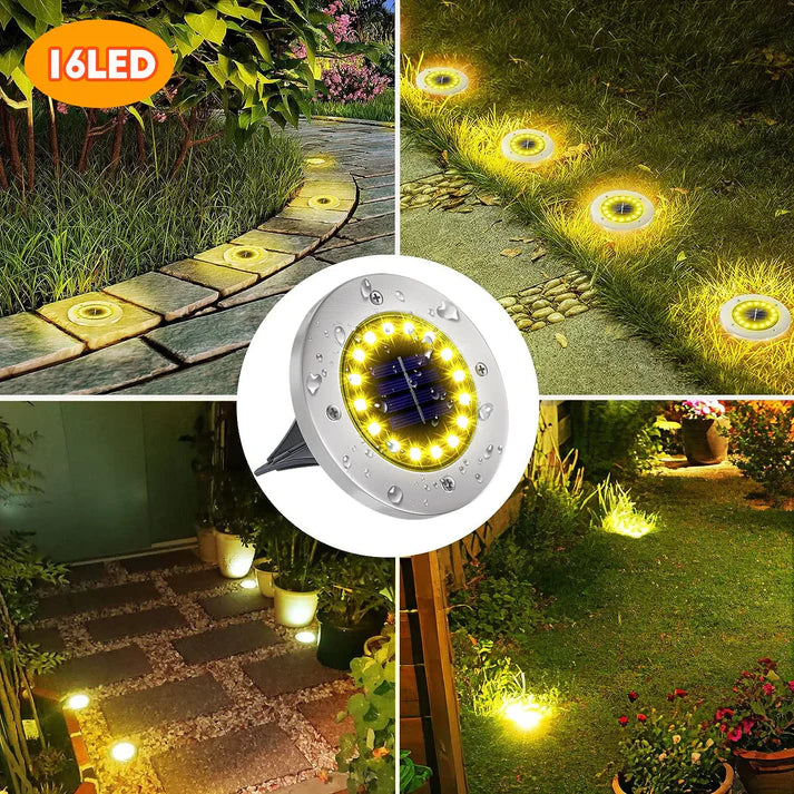 OrbiGlo - Wasserdichtes LED-Solar-Bodenlicht