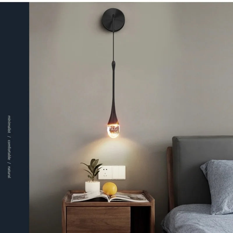 GoldenBubble™ – LED-Wandleuchte in Gold mit Kristall-Effekt für Wohnzimmer & Flur
