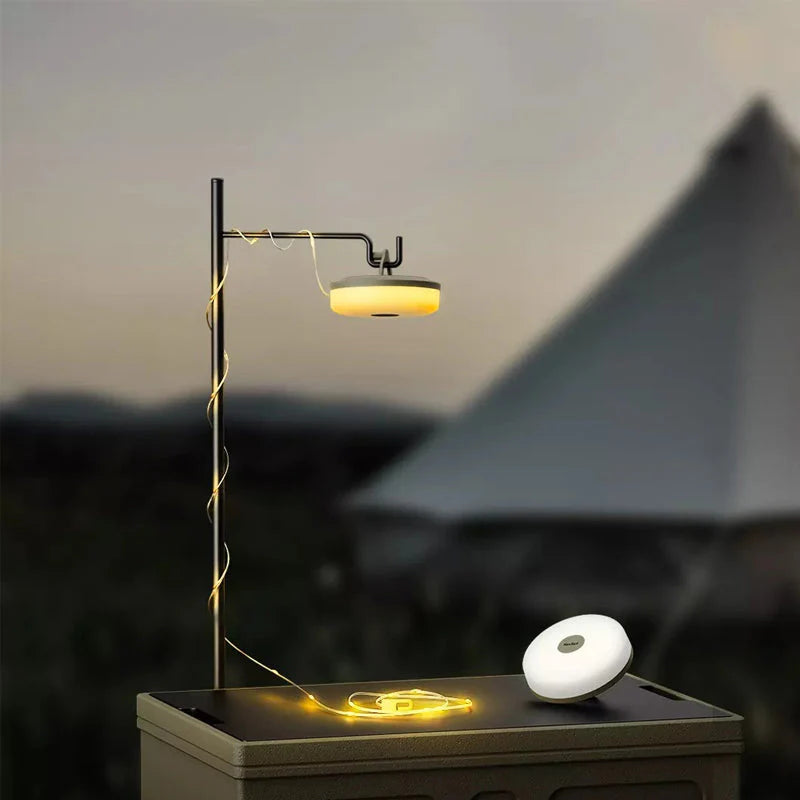 GlowTrail – Tragbare 10m LED-Lichterkette mit USB & Solar für Camping & Outdoor