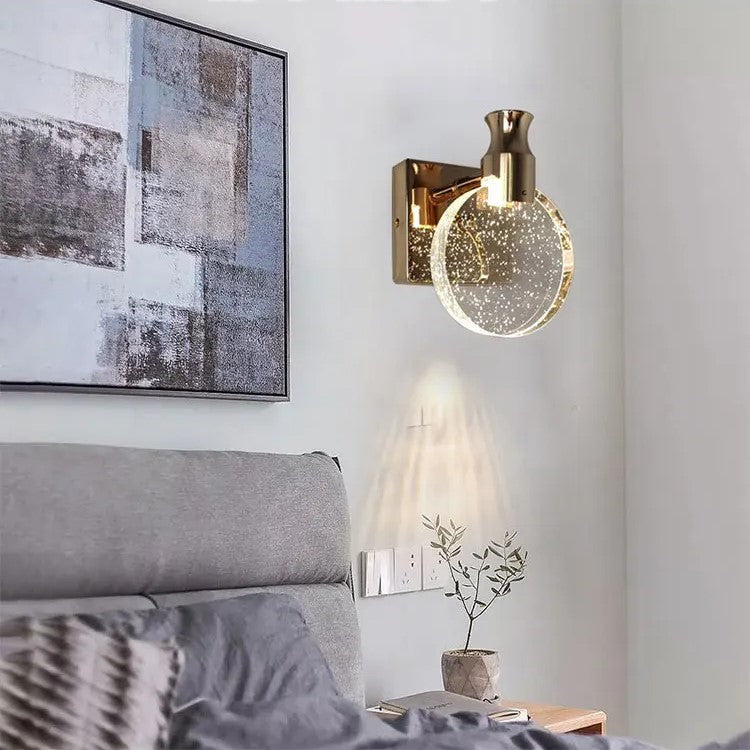 GoldenCircle – Premium LED-Wandleuchte in Gold mit Kreisdesign