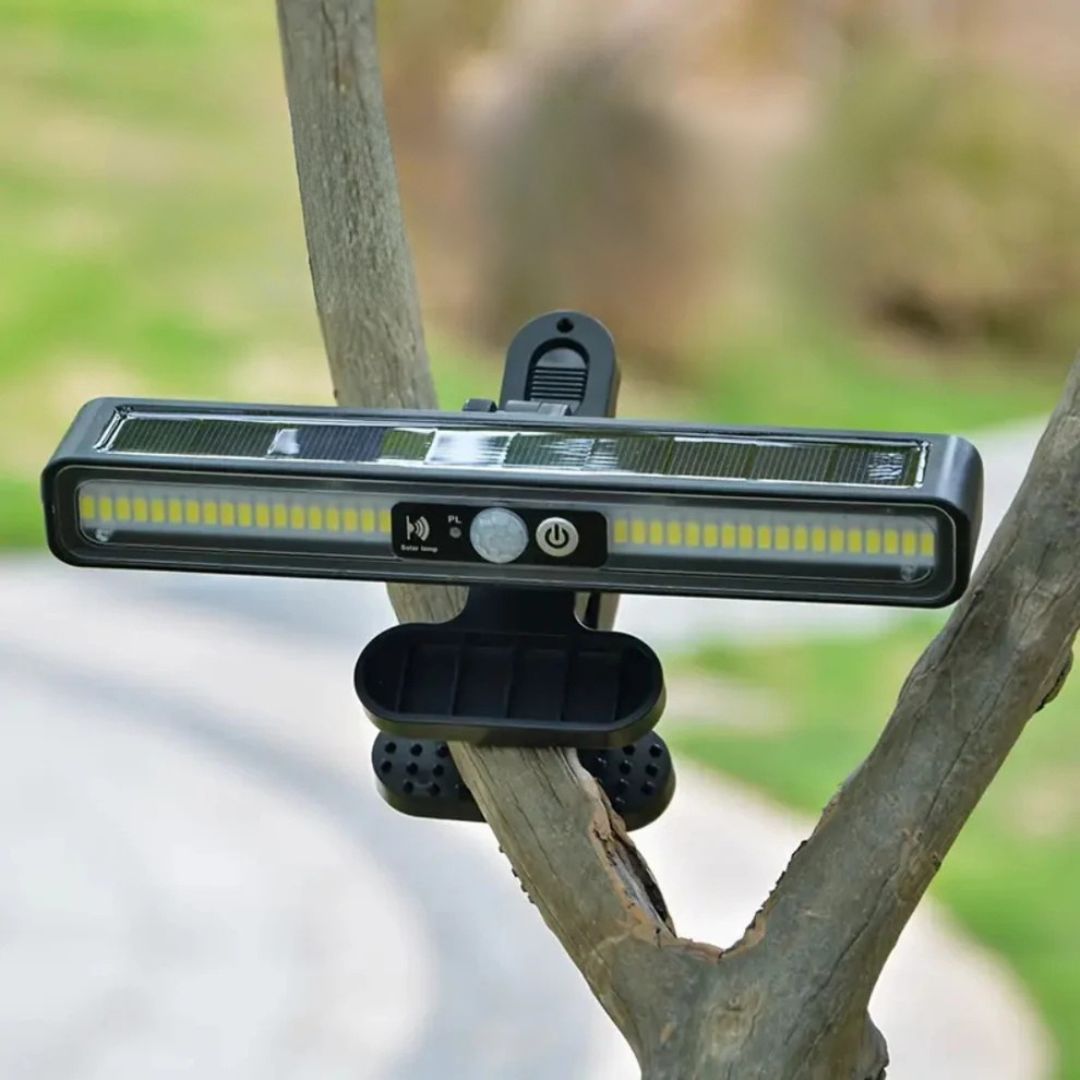 SnapLite – Solar-LED-Leuchte zum Anstecken für Zaun, Balkon & Garten