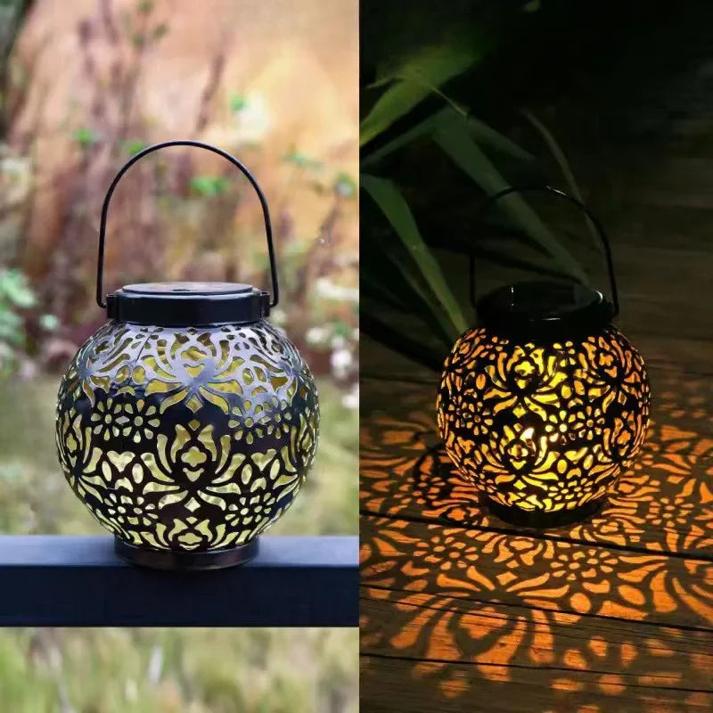 Eclaria – Elegante Solar-Gartenlaterne mit LED für Terrasse & Balkon