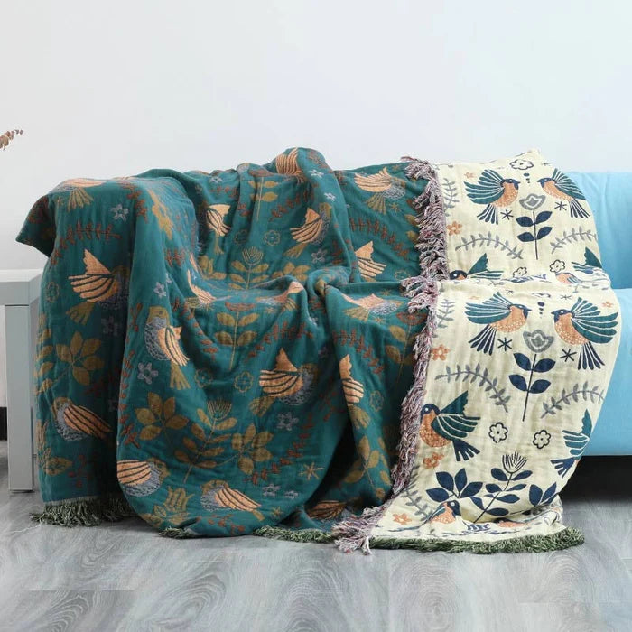 NordNest - Reversible skandinavische Kuscheldecke