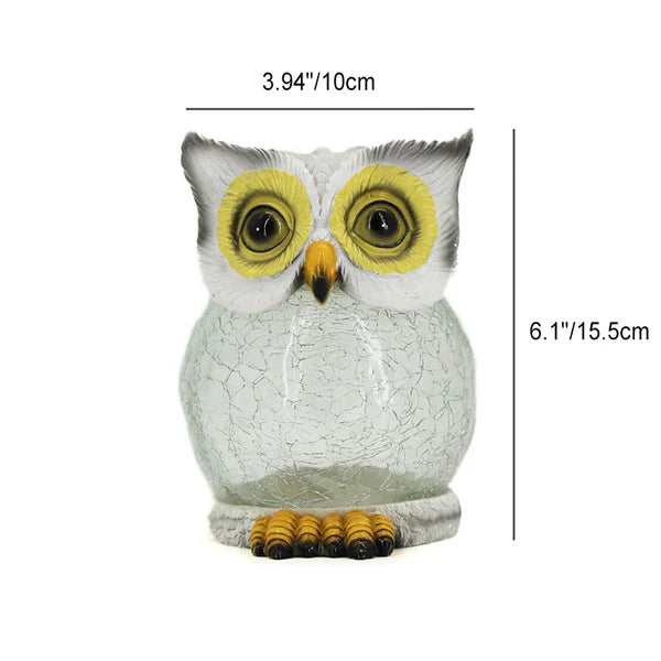 LunaOwl - Solar LED-Tischlampe für draußen