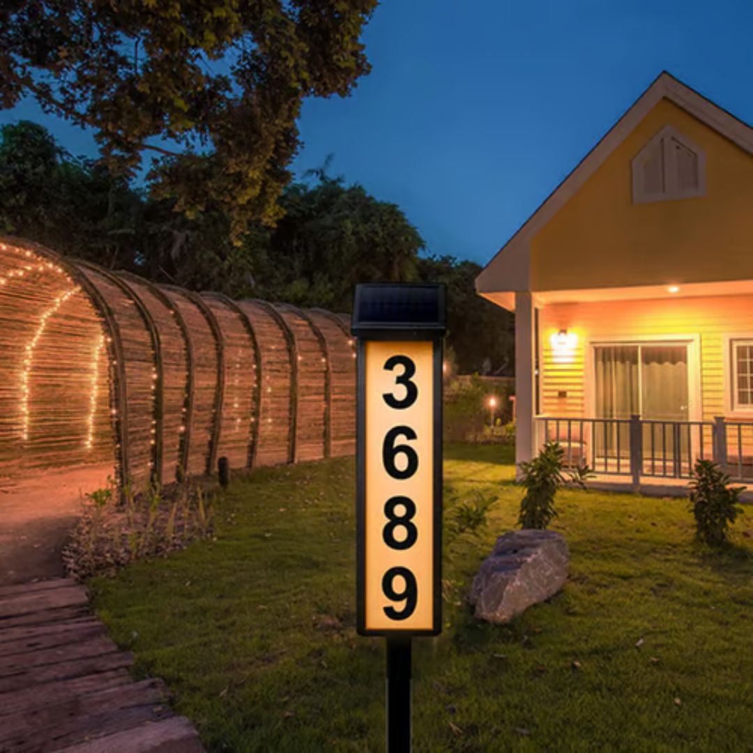 SunMark – Solar Adressschild