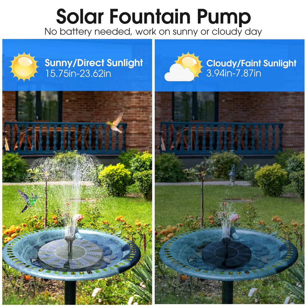 Solaflora – Solar Gartenbrunnen