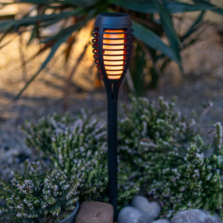 FlameGlow Stakes – 6er Set Solar Flammenleuchten