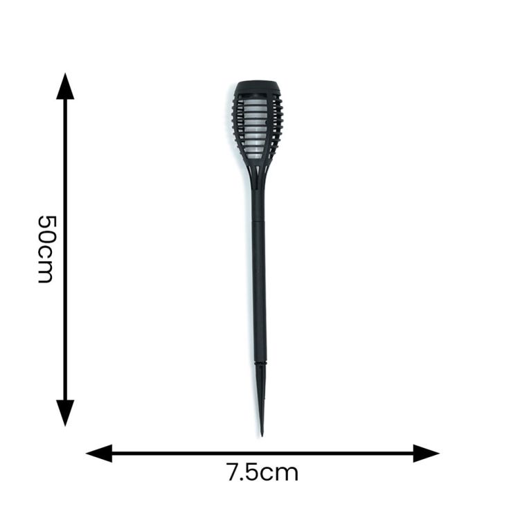 FlameGlow Stakes – 6er Set Solar Flammenleuchten