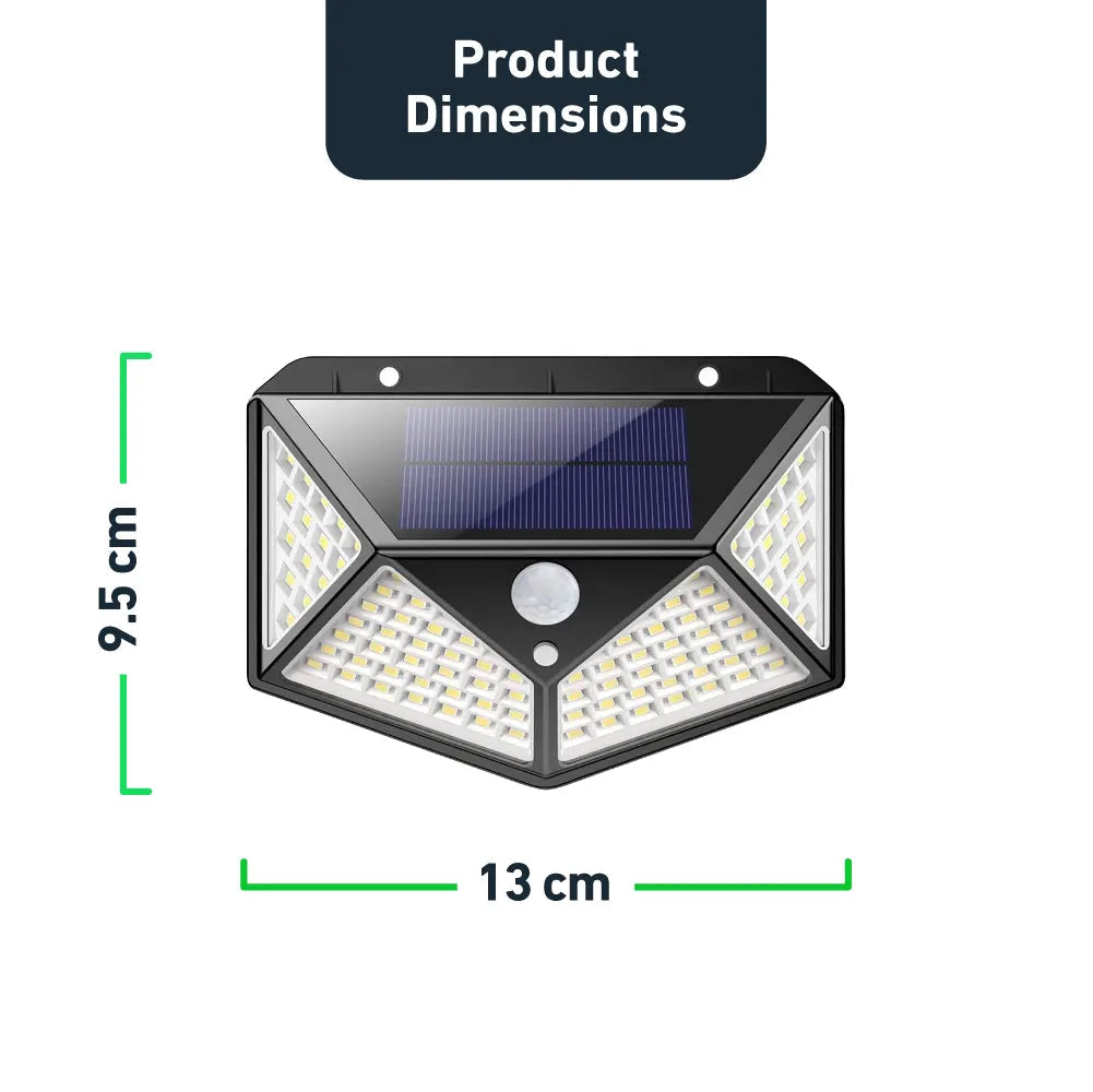 270° Weitwinkel-Solar-PIR-Bewegungsmelder-Licht