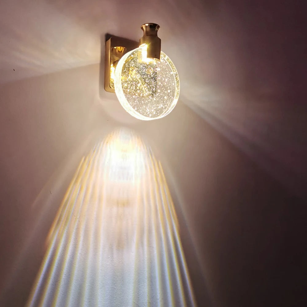 GoldenCircle – Premium LED-Wandleuchte in Gold mit Kreisdesign