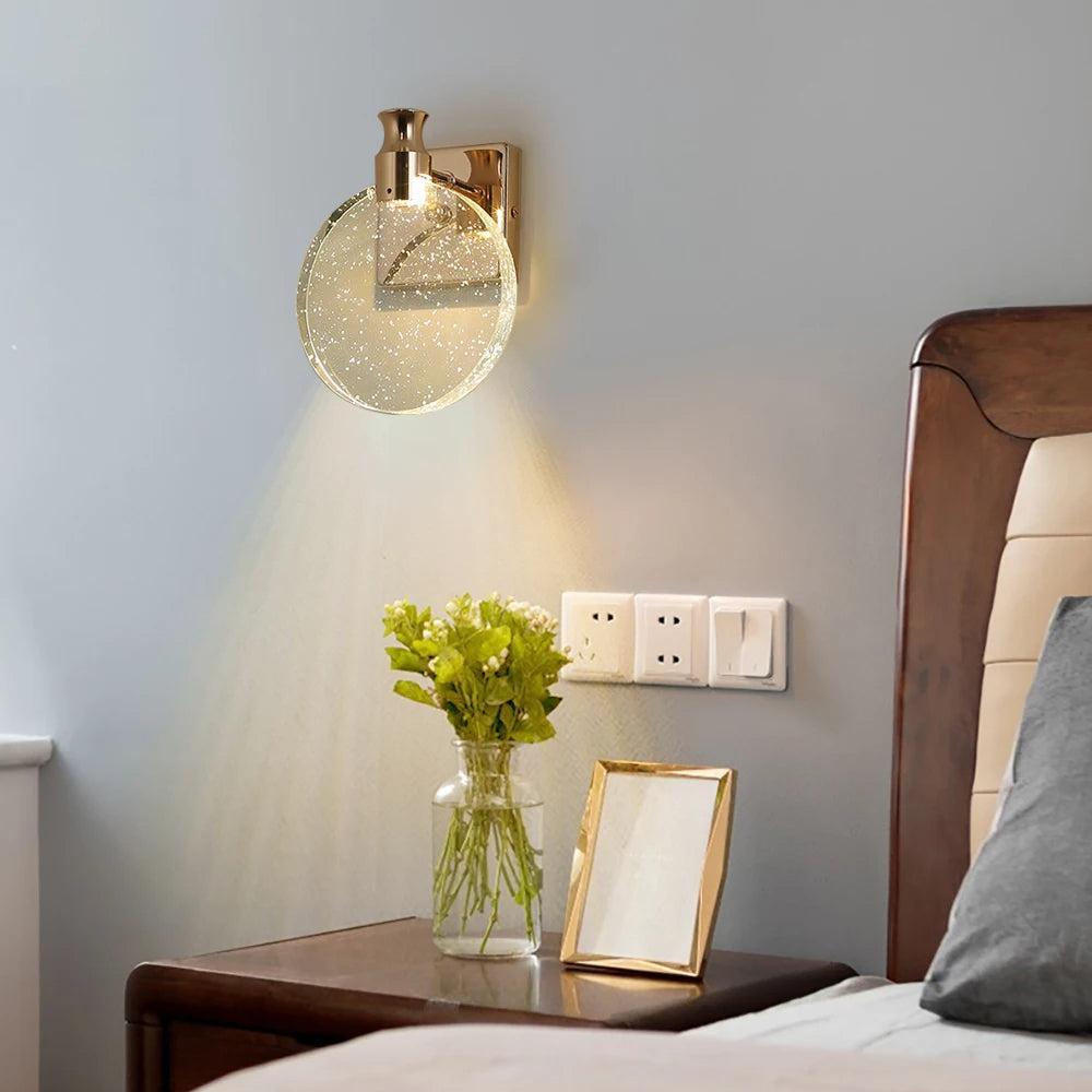 GoldenCircle – Premium LED-Wandleuchte in Gold mit Kreisdesign