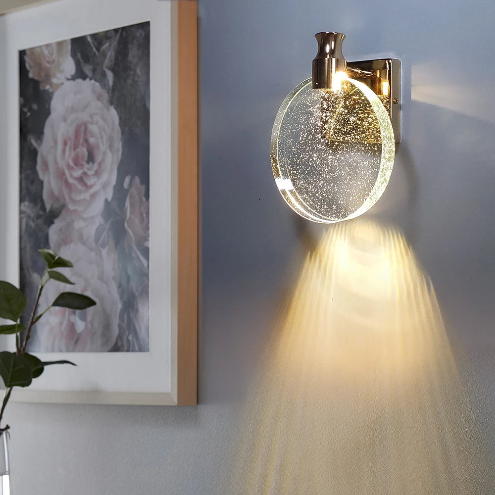 GoldenCircle – Premium LED-Wandleuchte in Gold mit Kreisdesign