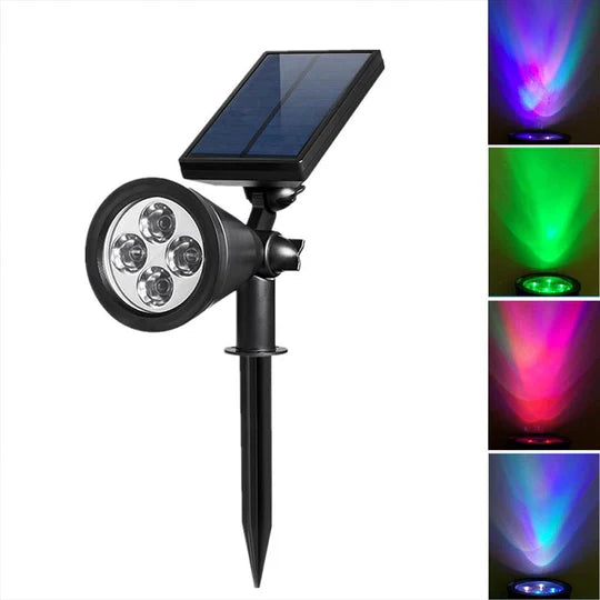 RayForge – Leistungsstarker Solar-LED-Außenstrahler mit Bewegungsmelder