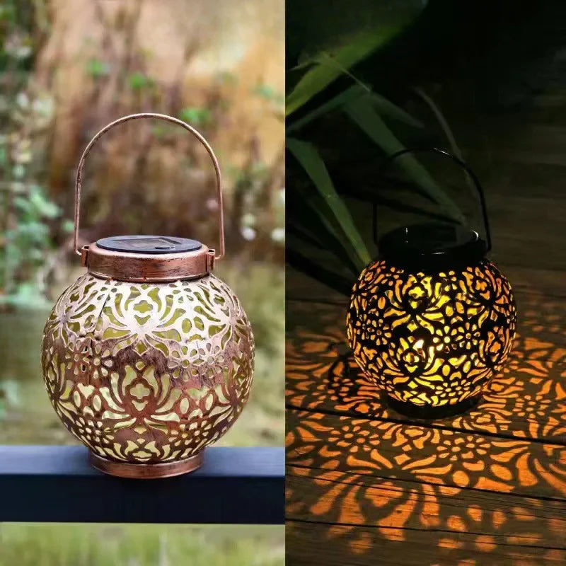 Eclaria – Elegante Solar-Gartenlaterne mit LED für Terrasse & Balkon