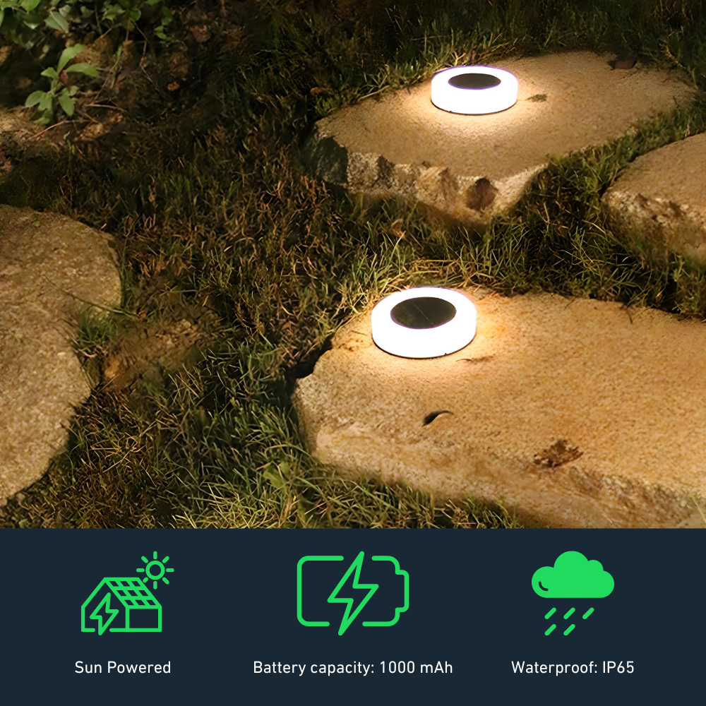 SolarGlow™ – Schlanke Solar-LED-Bodenleuchten