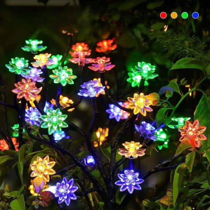 BloomLight – Dekorative Solar-LED-Gartenlampen im Blütendesign