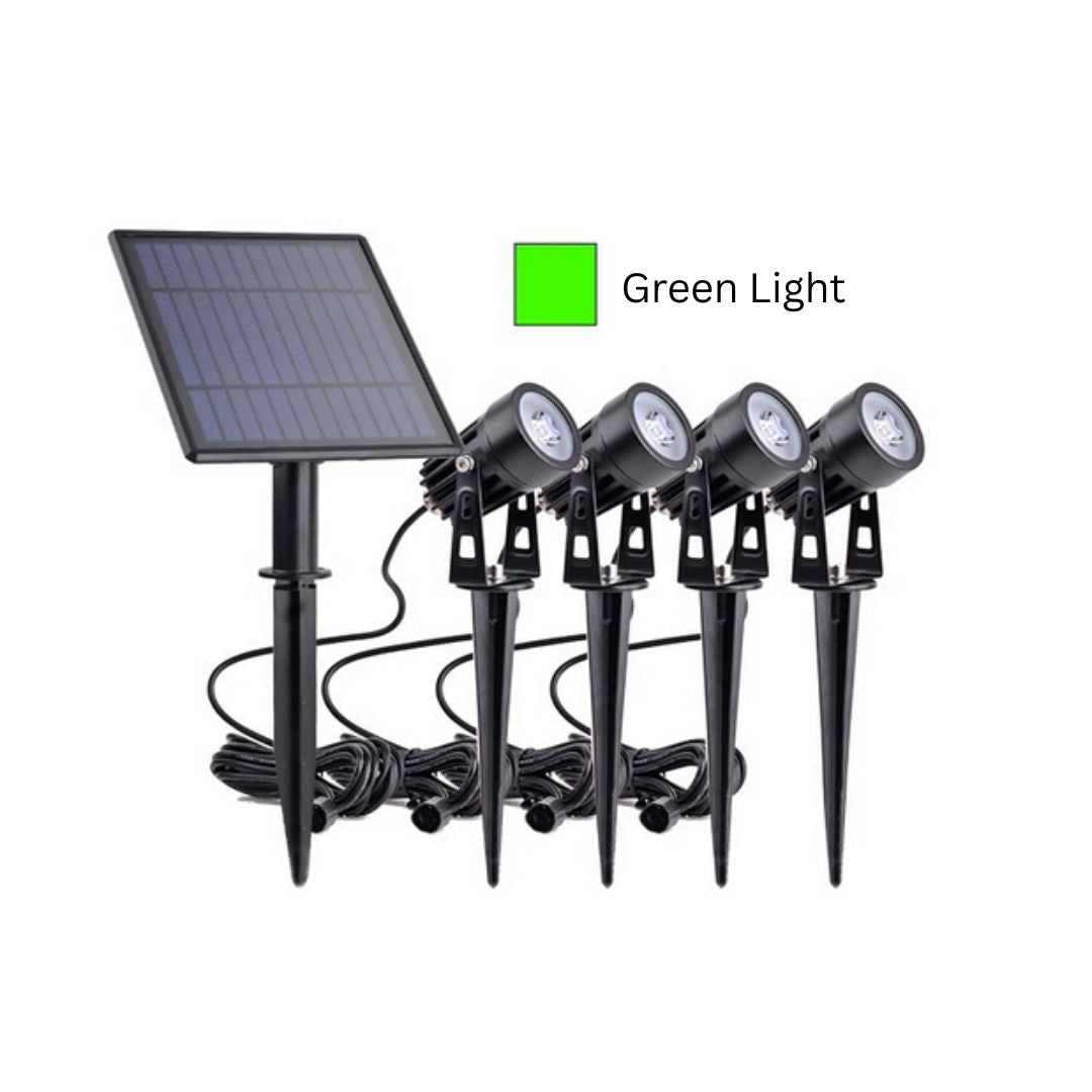 Heliora – 4er-Set Solar LED Gartenstrahler