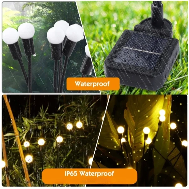 LumaBloom – Blumenförmige Solar-Gartenleuchte mit LED für Außenbereiche