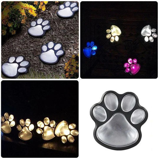 TailGlow – Solarbetriebene Pfotenabdruck-Lichter