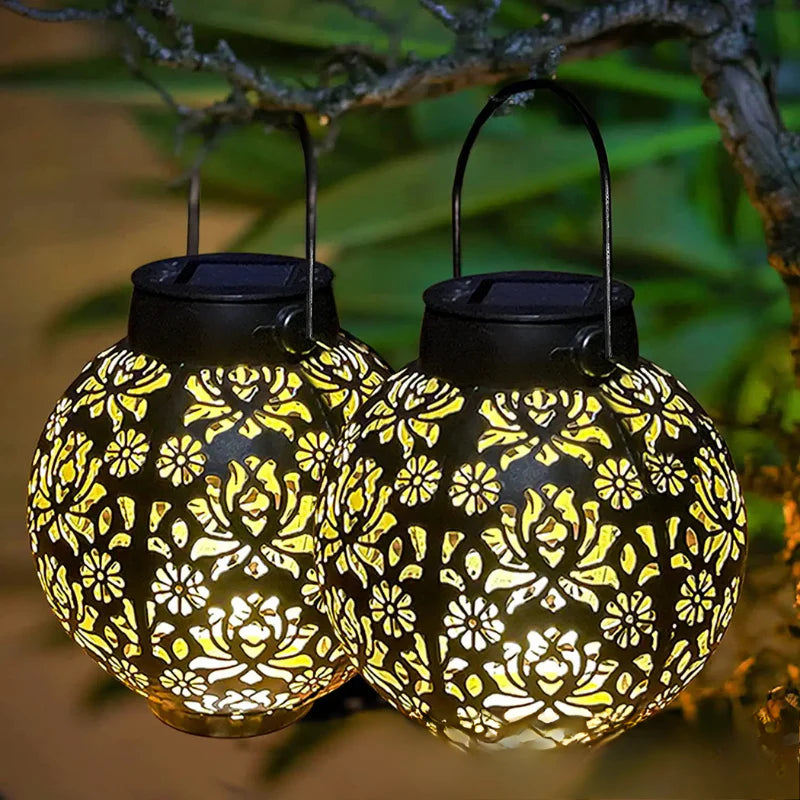 Eclaria – Elegante Solar-Gartenlaterne mit LED für Terrasse & Balkon