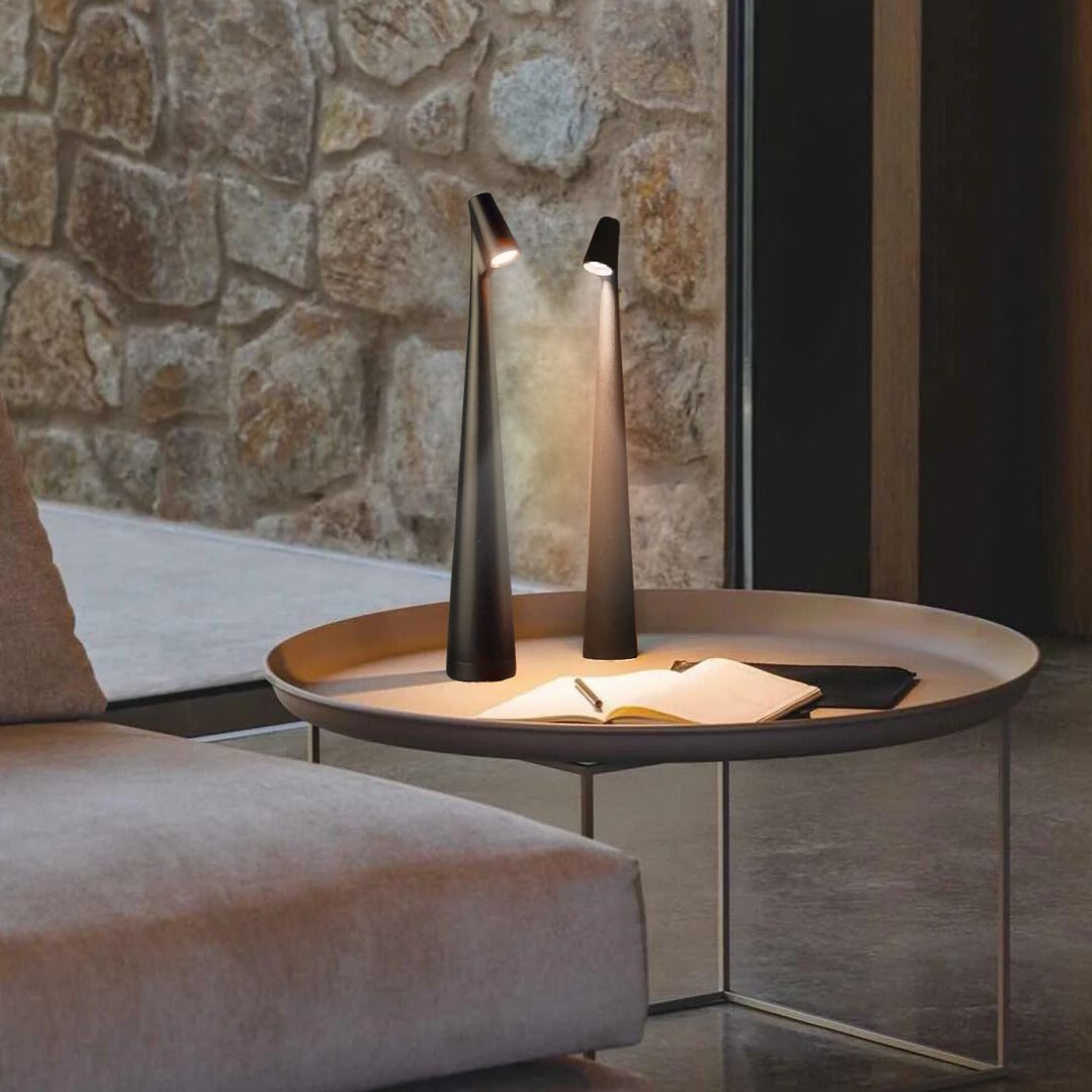 LumaLite – Kabellose LED-Tischlampe mit Akku & Touch-Dimmung