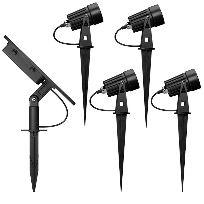 Heliora – 4er-Set Solar LED Gartenstrahler