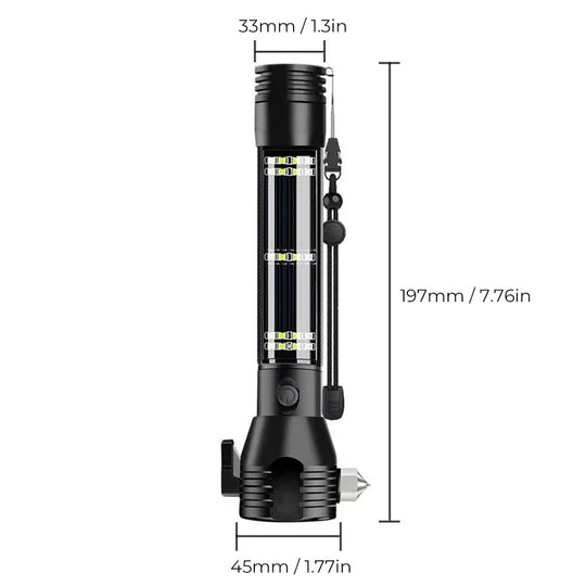 ForgeLite - Solarenergie-Multifunktions-Taschenlampe