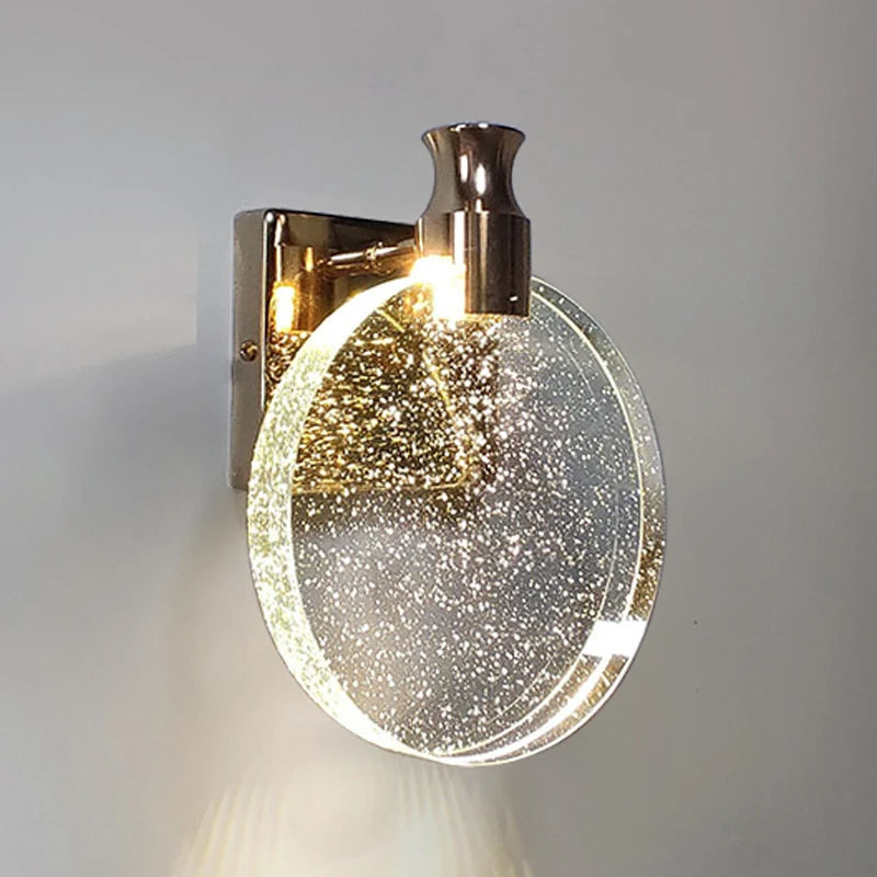 GoldenCircle – Premium LED-Wandleuchte in Gold mit Kreisdesign