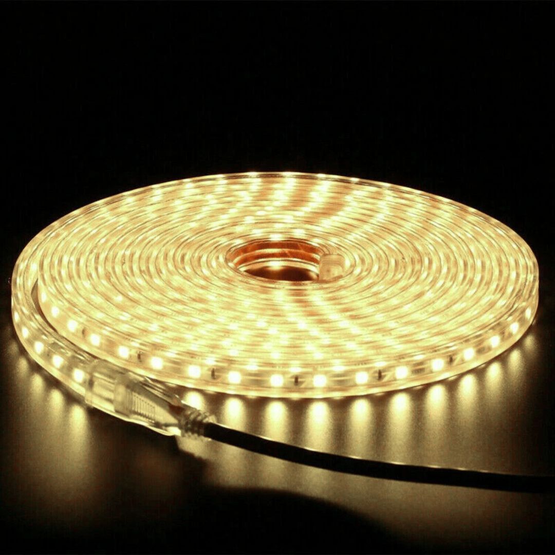 FlexiGlow Solar LED Streifen – Wasserdichtes Außenlicht mit 8 Modi