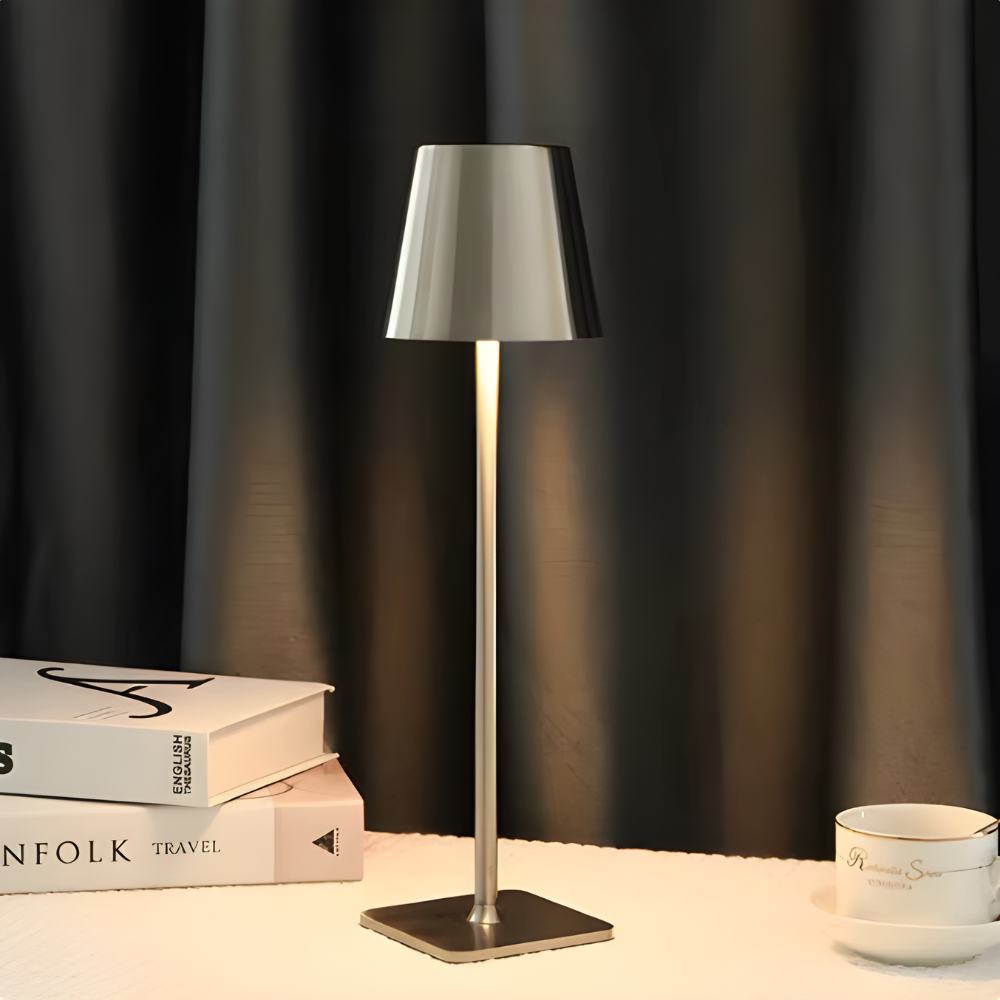 LuxAmbient – Stilvolle, kabellose LED-Tischleuchte mit Farbwechsel