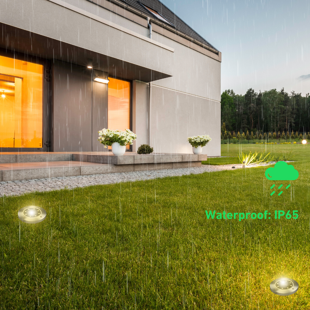 RoundSolar – Solar-Bodenstrahler für Außenbereiche & Gartenbeleuchtung
