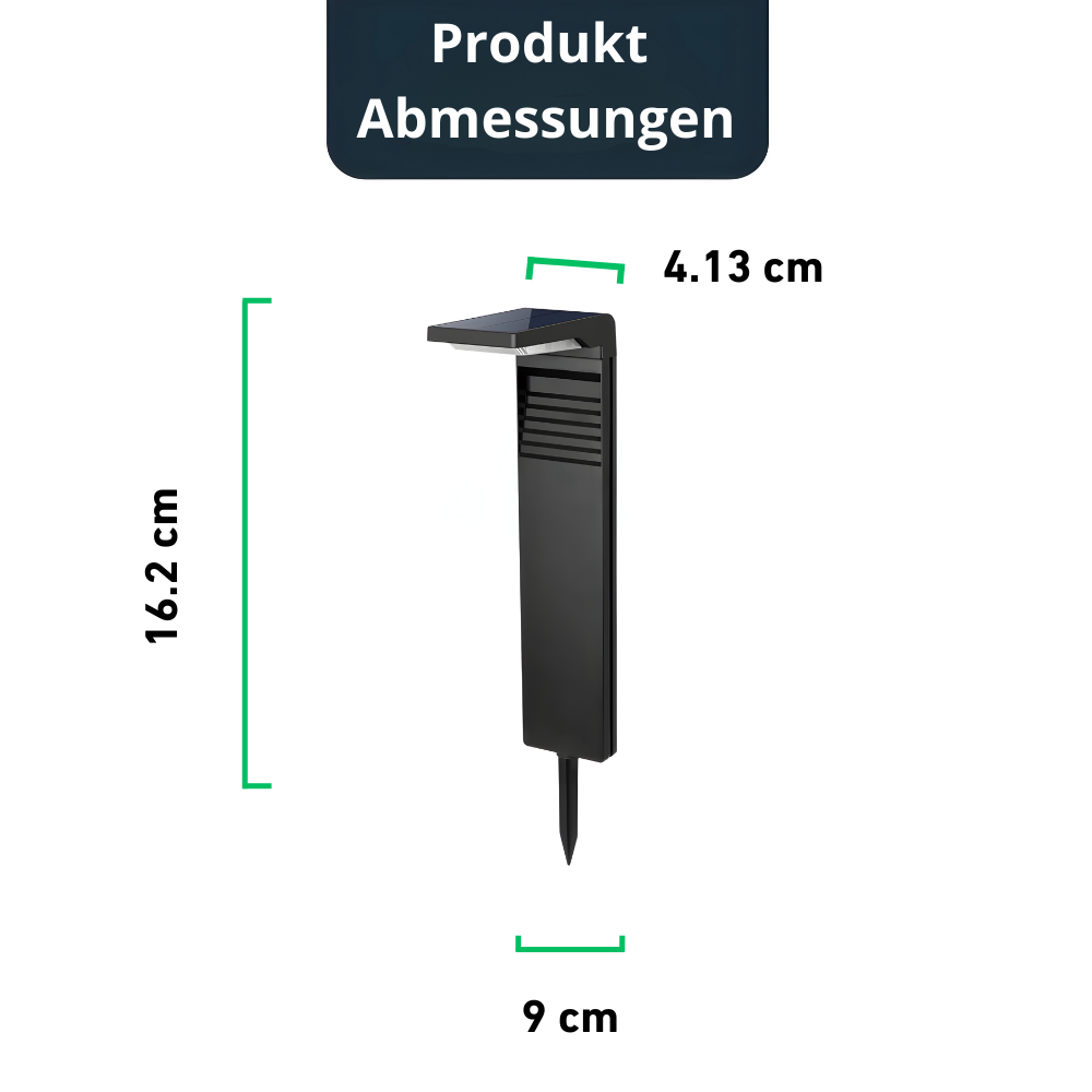 Opulenter Poller™ – Solarbetriebene LED-Pollerleuchten für Garten & Wege