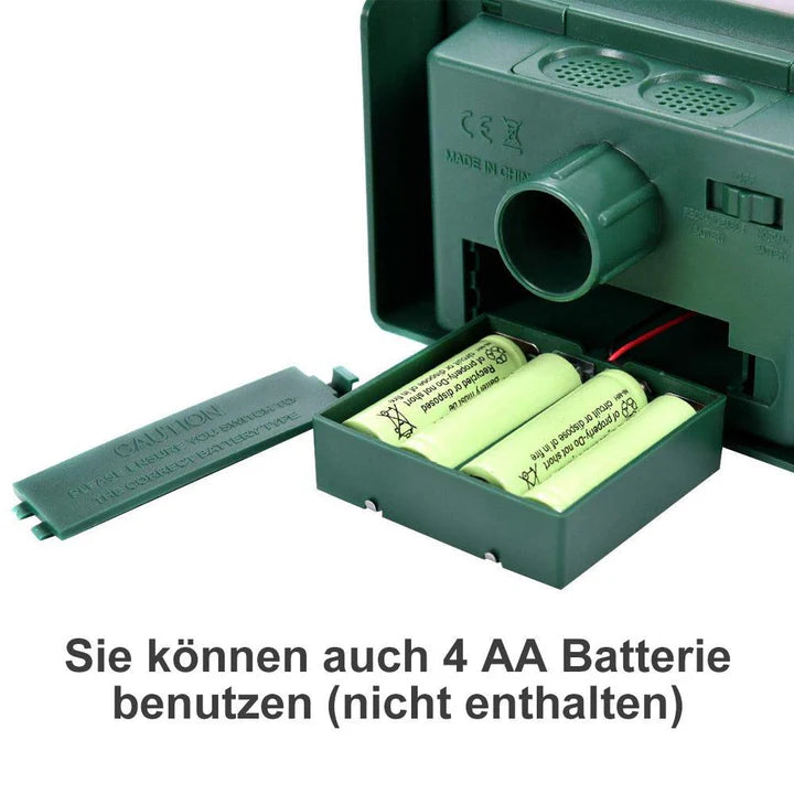 Solar-Ultraschall-Tiervertreiber für den Garten – Vertreibt Katzen, Marder & mehr