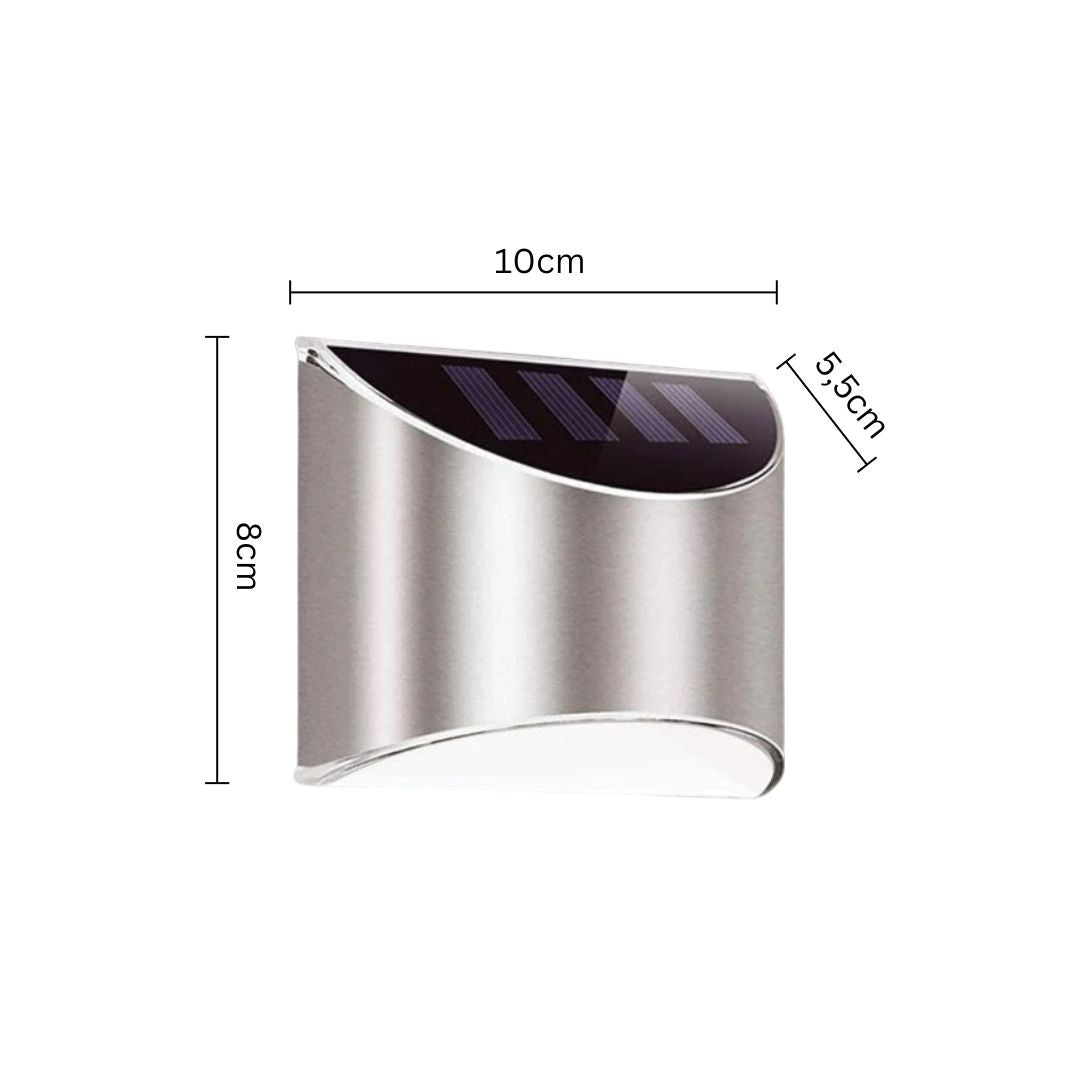 Modlux - Solar LED-Wandleuchte (4 Stück)