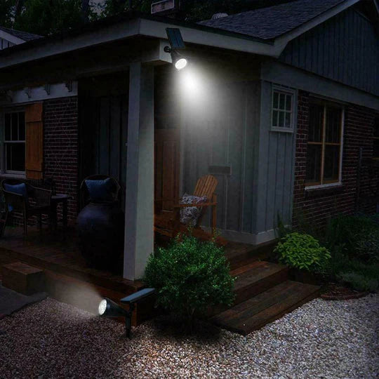 RayForge – Leistungsstarker Solar-LED-Außenstrahler mit Bewegungsmelder