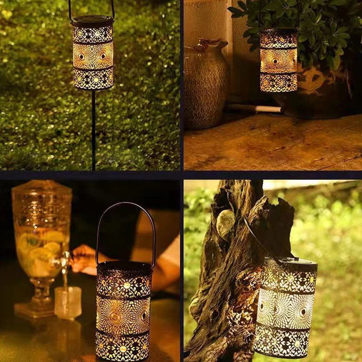 Solaura – Solarbetriebene Gartenleuchte mit dekorativem Lichtmuster