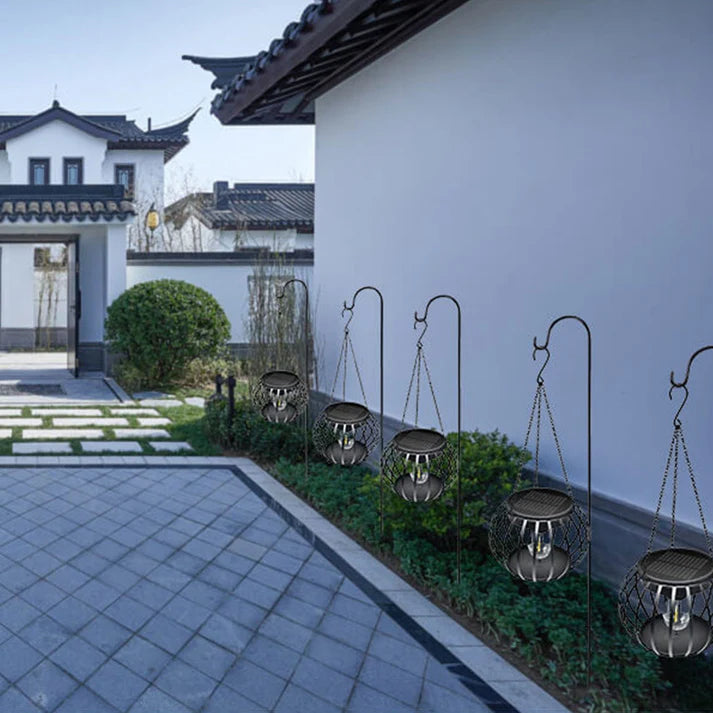 Gleamkin – Hängende Solar-LED-Laterne für Garten, Balkon & Terrasse