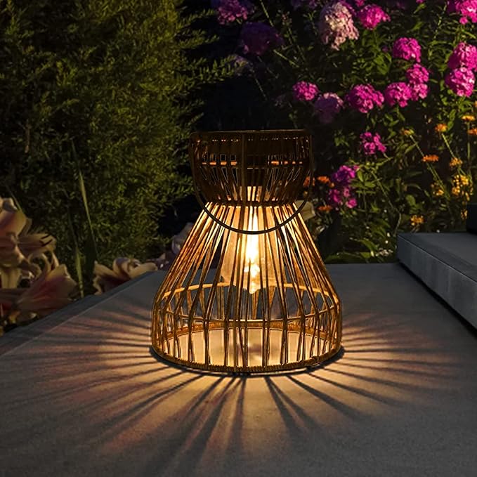 Lanterra – Dekorative Solar-Terrassenleuchte mit warmweißem LED-Licht